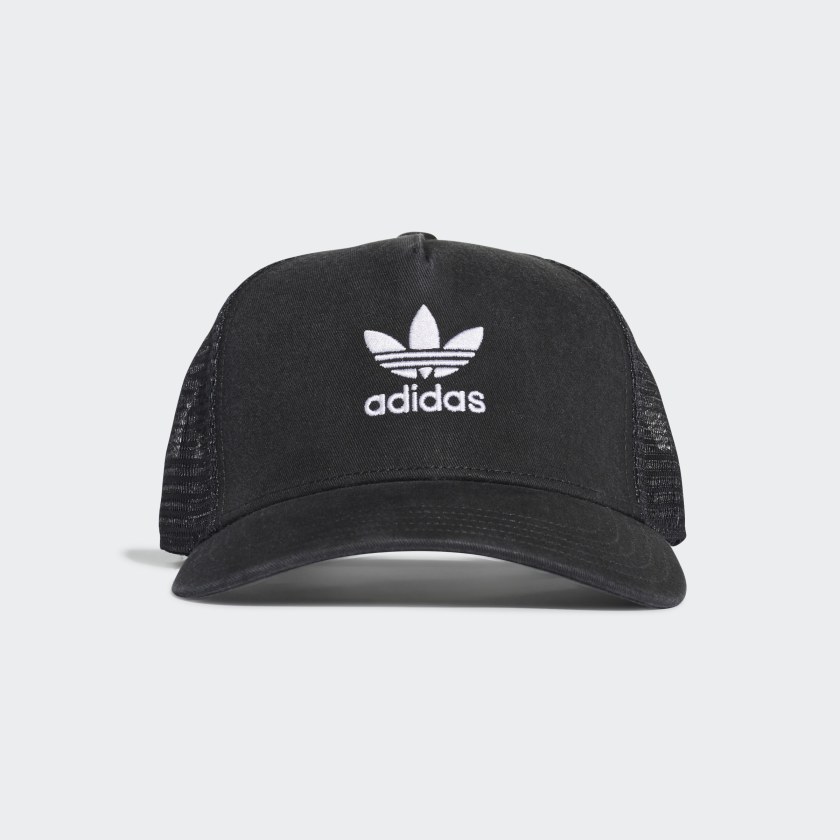 Adidas trefoil trucker hat clearance