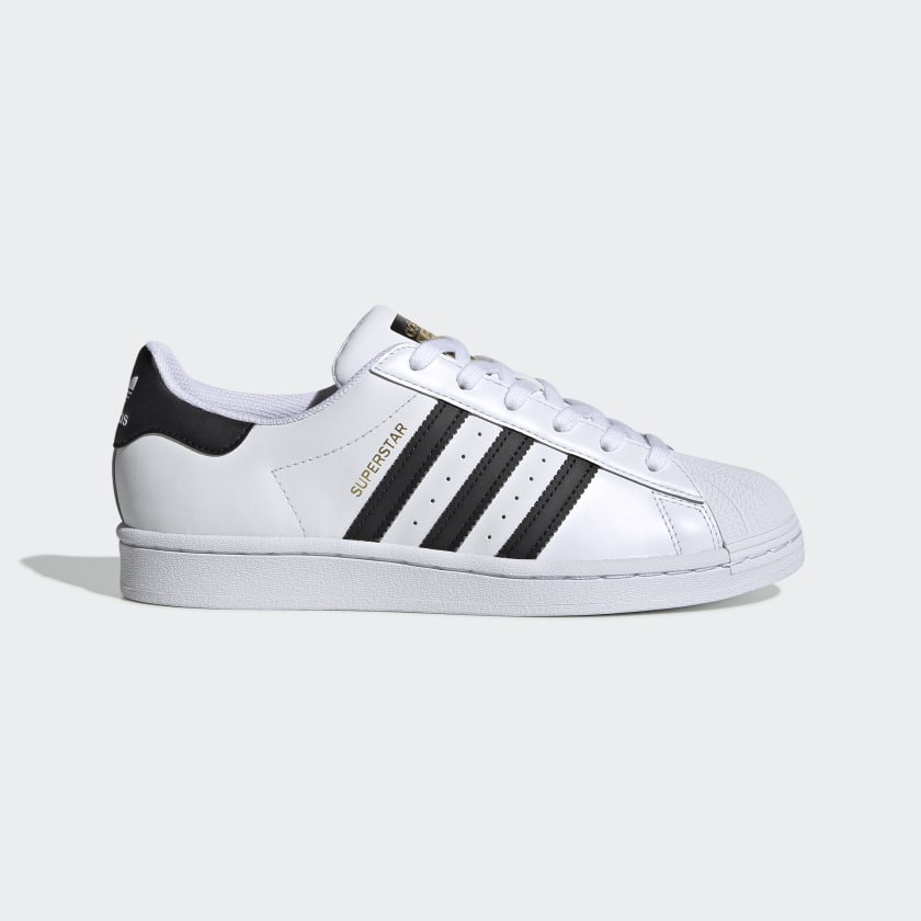 Adidas Superstar Shoes - White/Black - 6.5