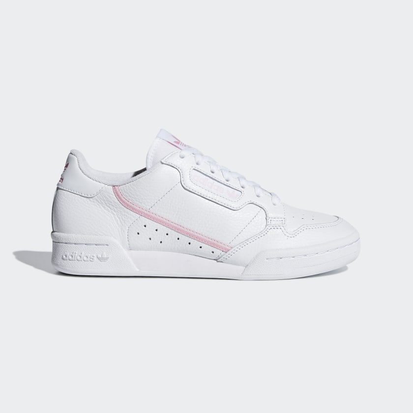 Zapatillas Continental 80 blancas y rosas para mujer | adidas España