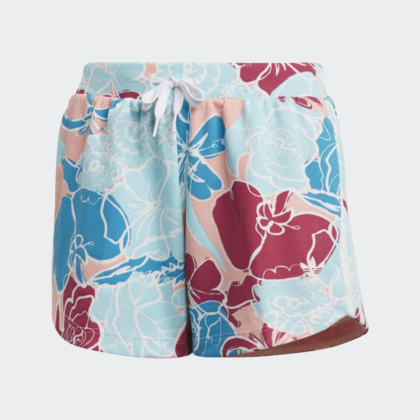 Adidas baby pink shorts clearance