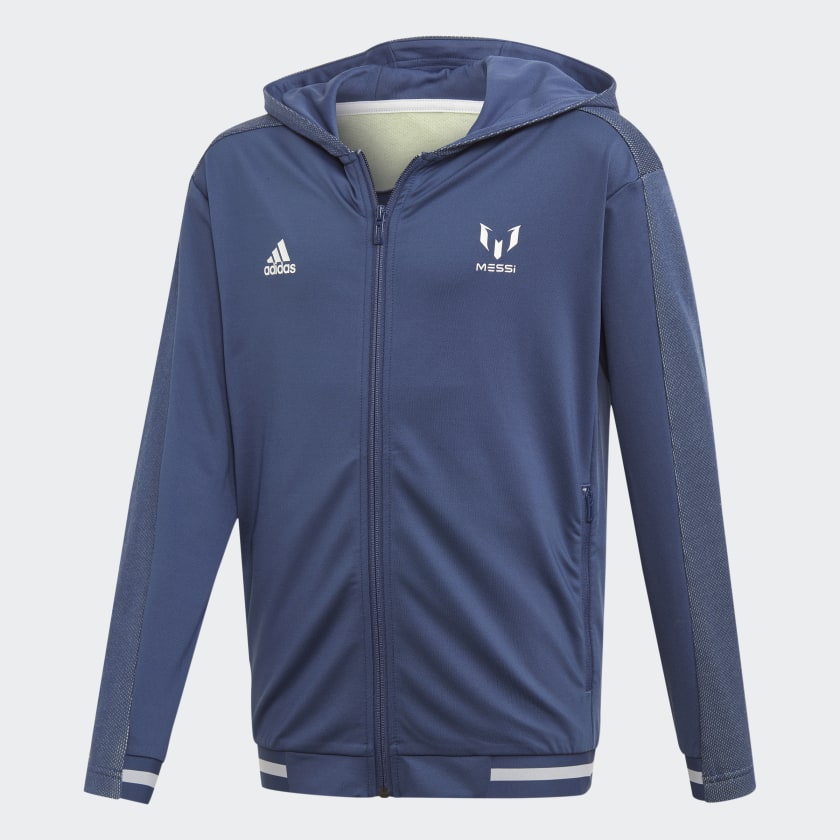 Rådgiver Rejse Mikroprocessor adidas Messi hættetrøje - Blå | adidas Denmark
