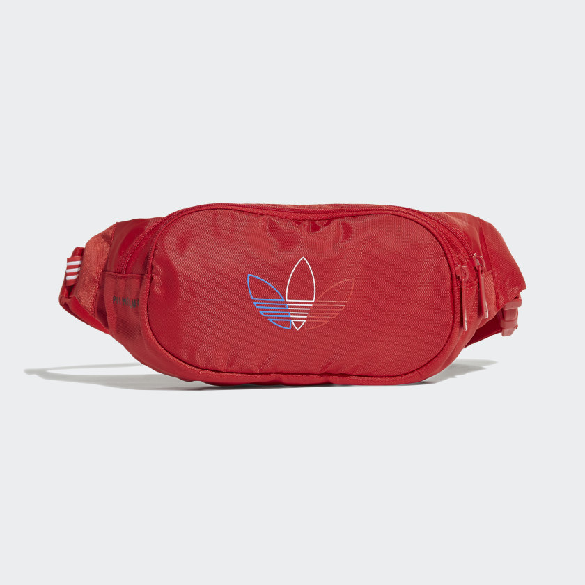 adidas Adicolor Primeblue Waist Bag - Red | adidas US