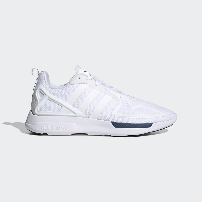 adidas zx flux white primeknit shoes