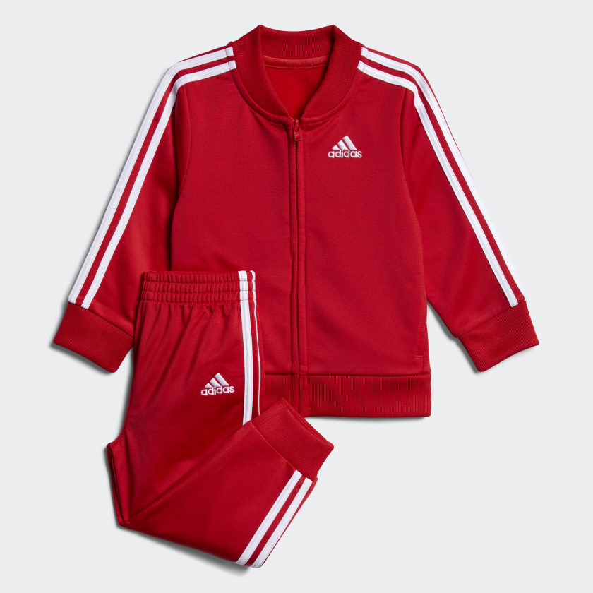 adidas Tricot Jacket and Joggers Set - Red | adidas US