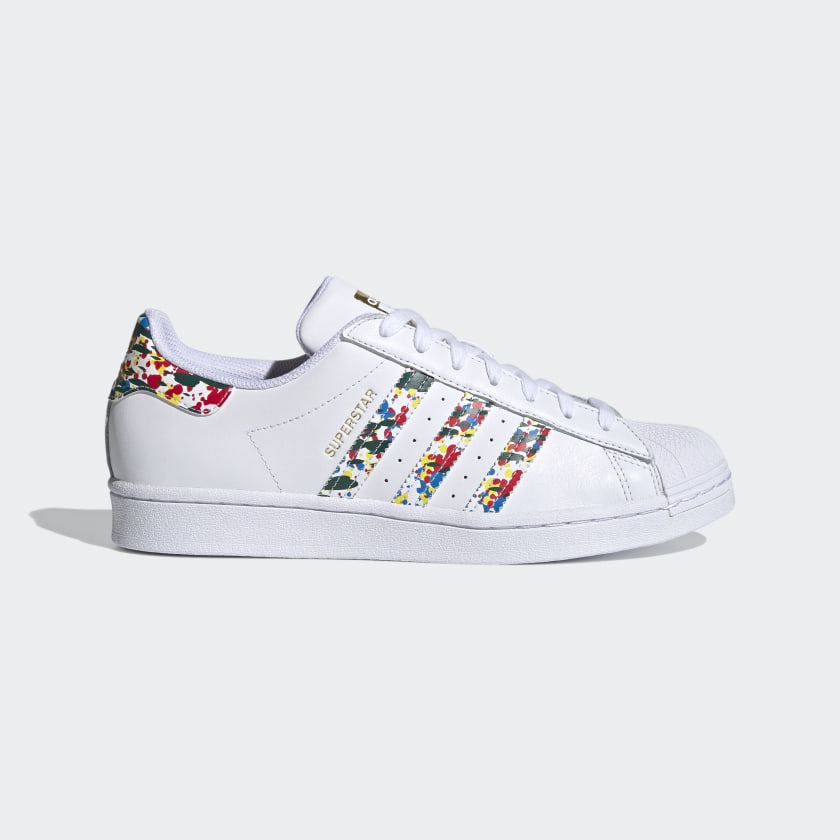 adidas floral shoes superstar