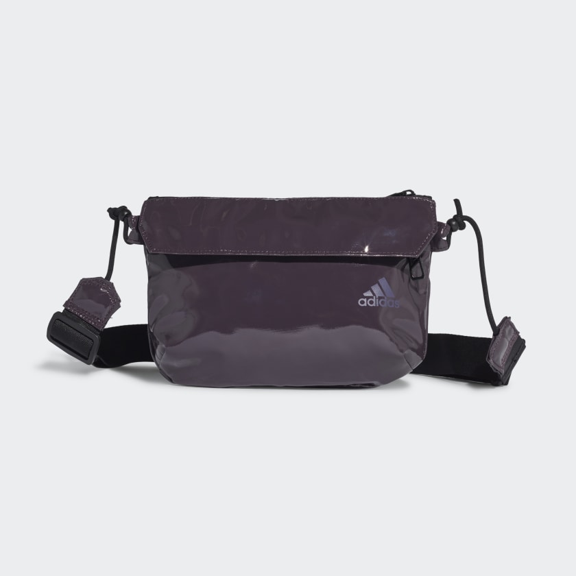 Download Adidas Glossy Material Cross Body Pouch Purple Adidas Us