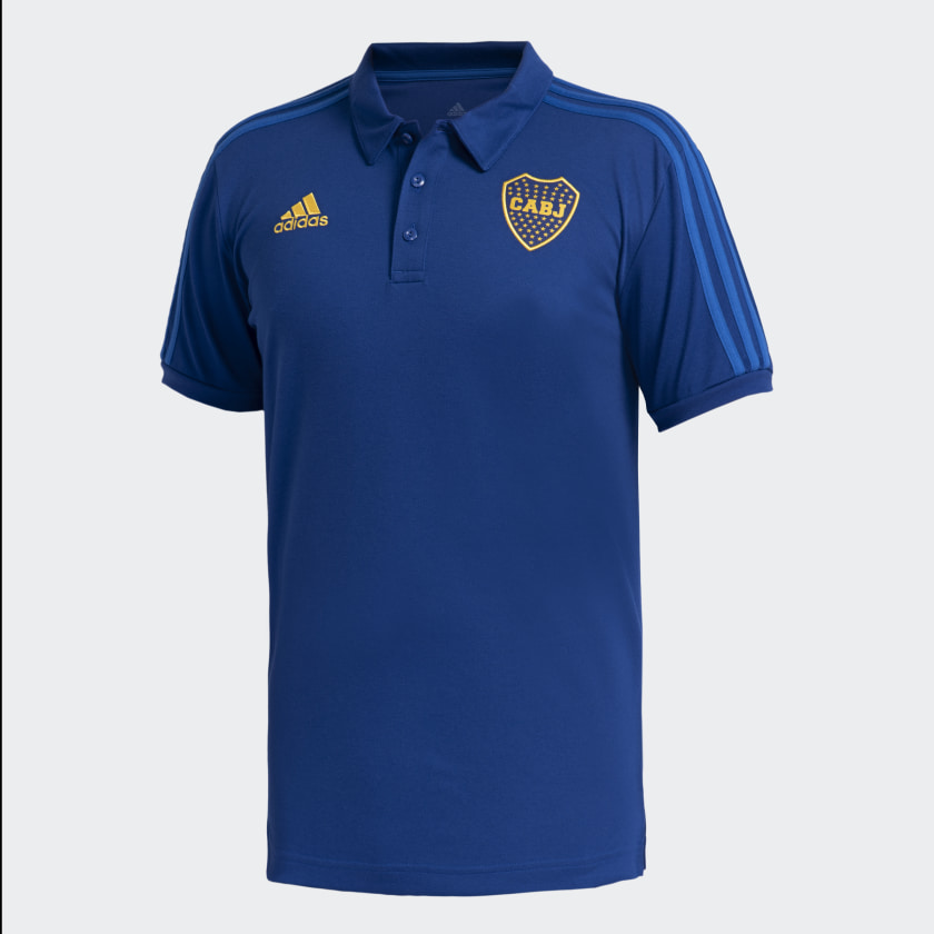 adidas Camiseta Polo Boca Juniors 3 Rayas - Azul | adidas Colombia