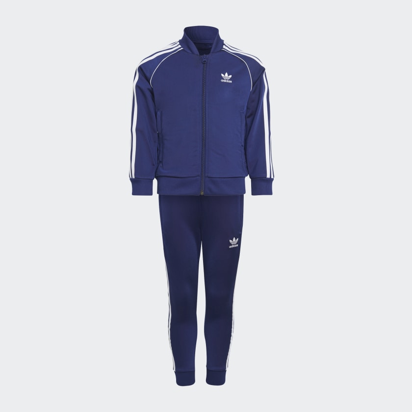 Adidas blue suit