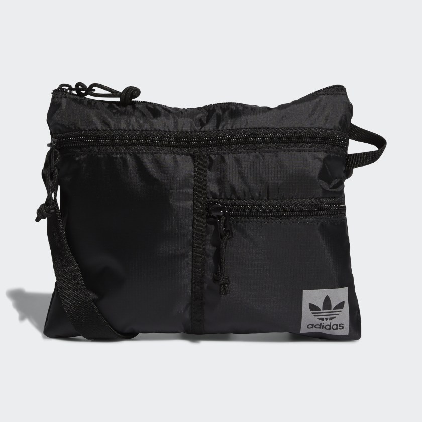 adidas Flat Crossbody Bag - Black | adidas US