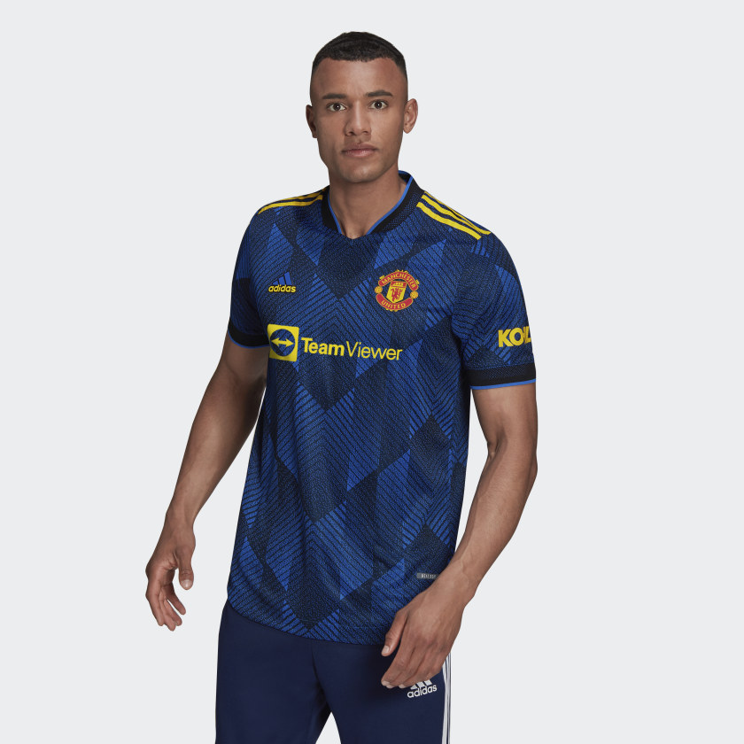 adidas Manchester United 21/22 Third Authentic Jersey Blue | adidas