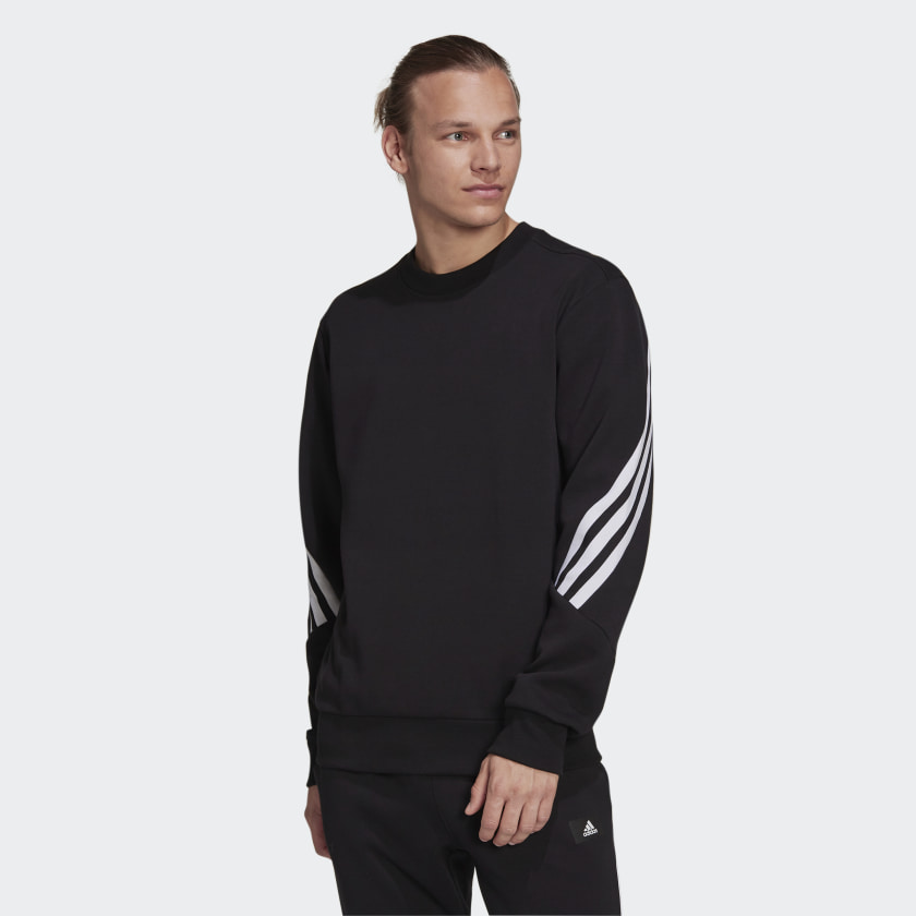 adidas Sportswear Future Icons 3-Stripes Sweatshirt - Black | adidas US