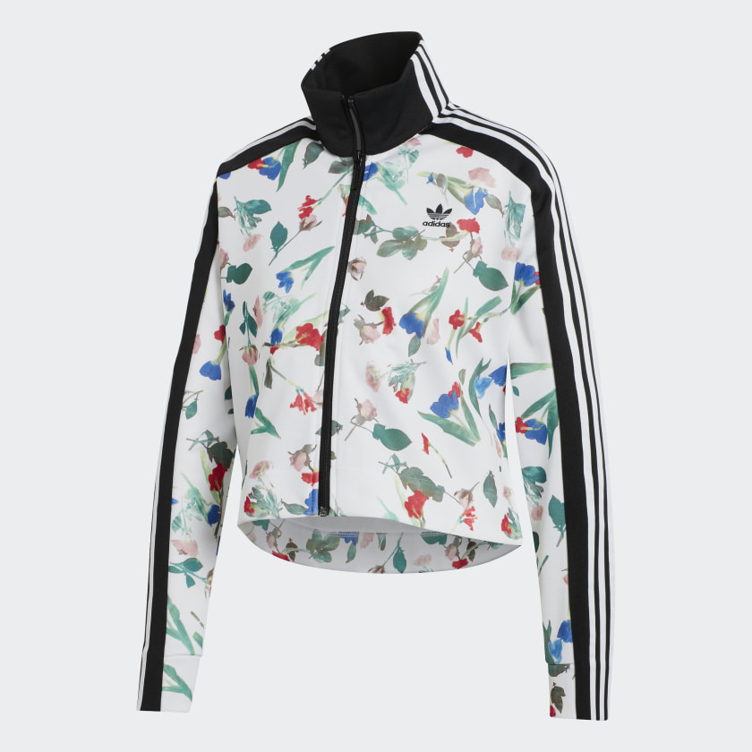 Adidas allover print track jacket Clearance