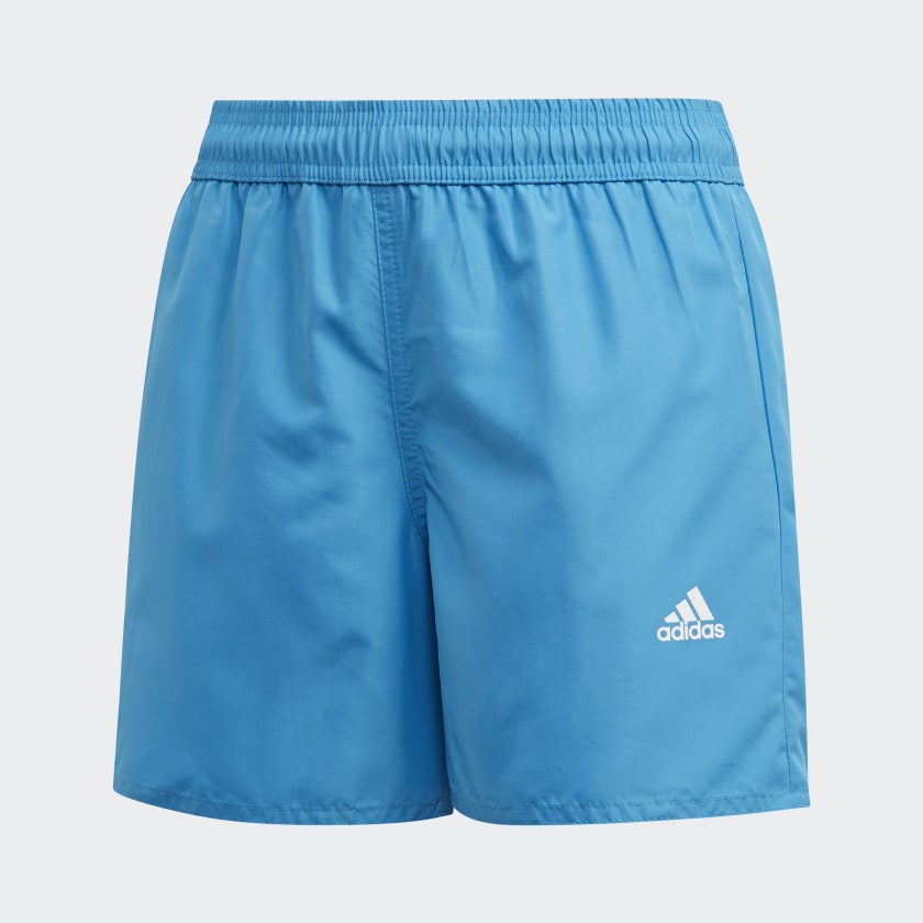 Blue adidas swim shorts clearance