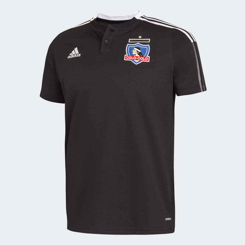 Camiseta colo colo con cuello clearance
