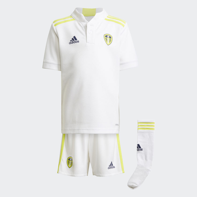 Adidas Leeds United Fc 21 22 Mini Heimausrustung Weiss Adidas Deutschland