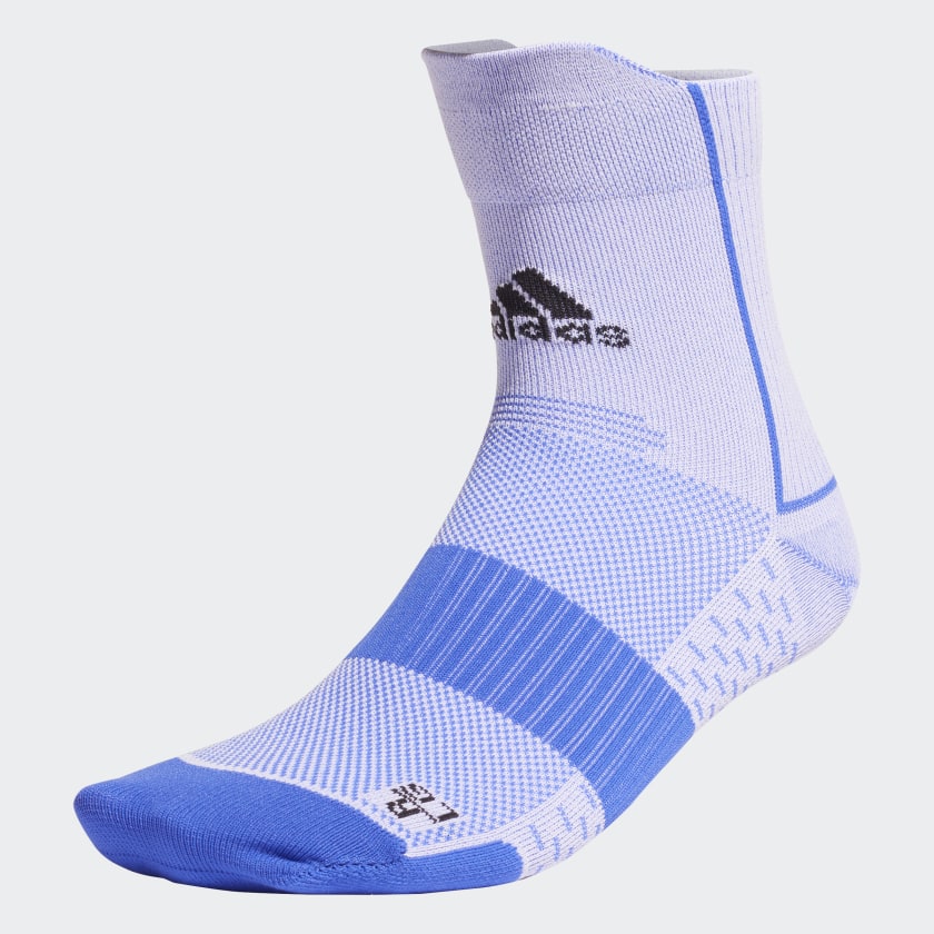 adidas Running Adizero Ultralight Quarter Performance Socks Blue