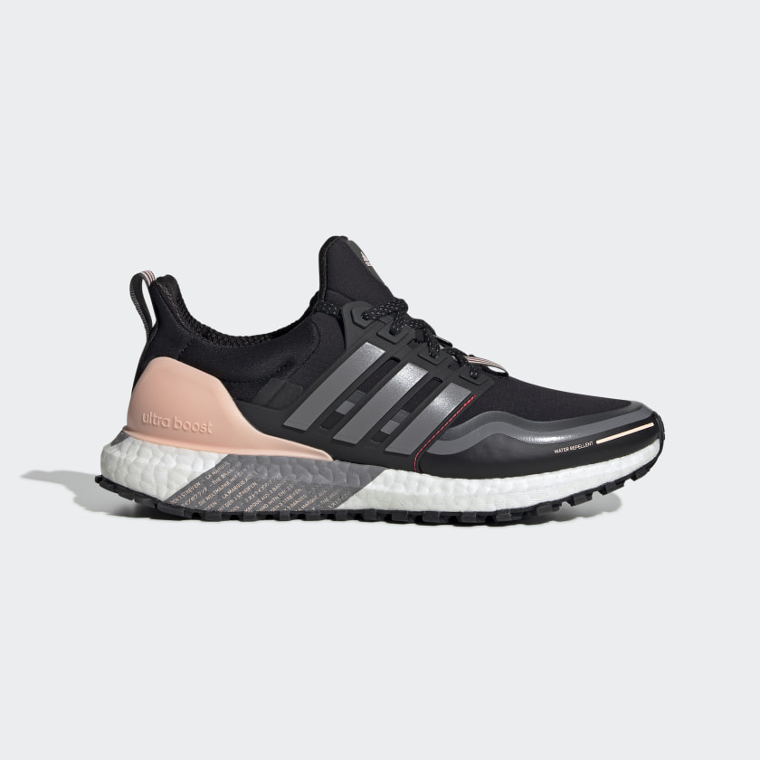 Women's Ultraboost Guard Core Black and Pink Shoes | adidas US