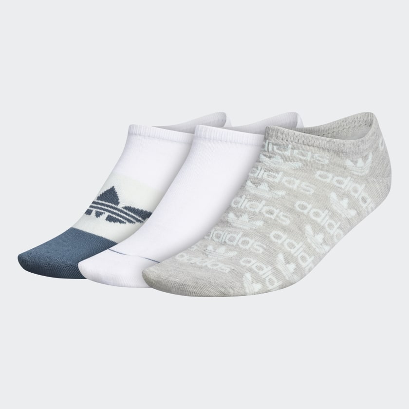 adidas Graphic No-Show Socks 3 Pairs