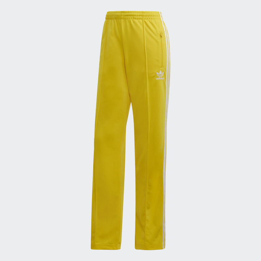 yellow track pants adidas