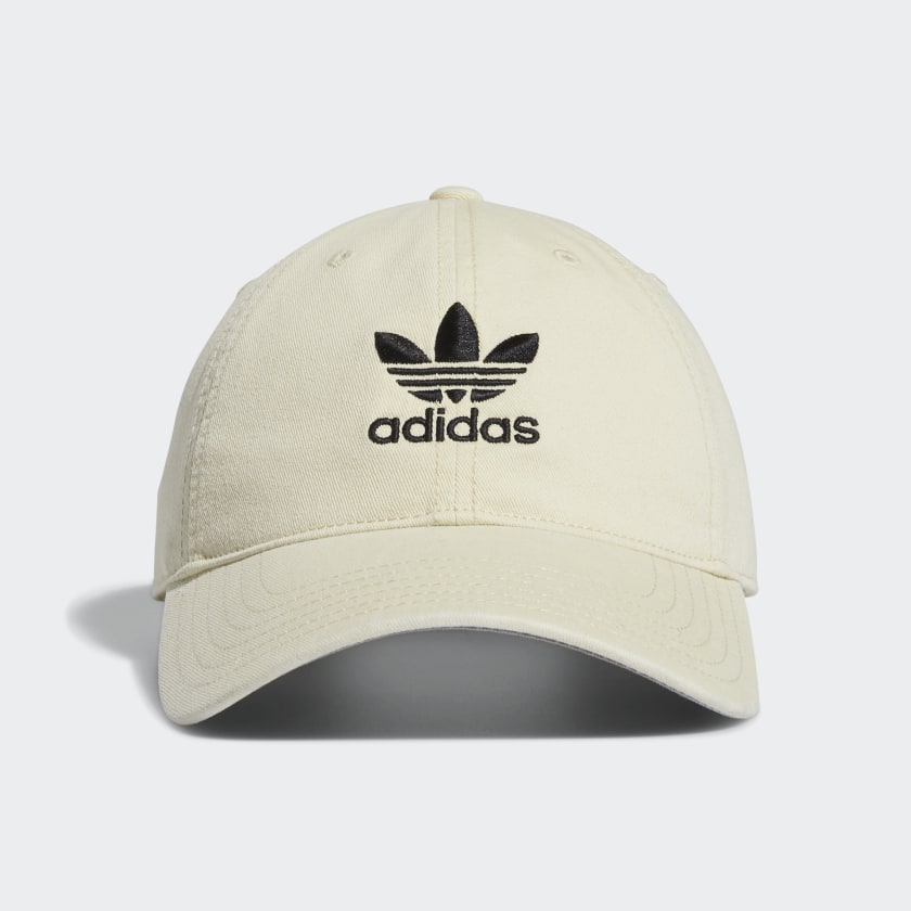 adidas Relaxed Strap-Back Hat - Beige | adidas US