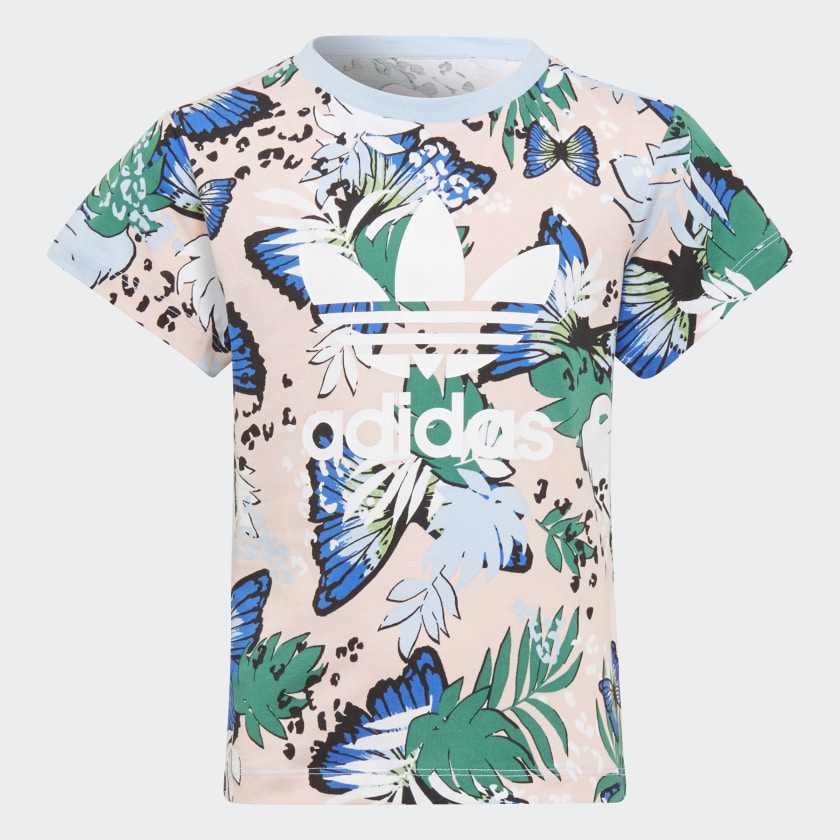 Flower print tee Clearance