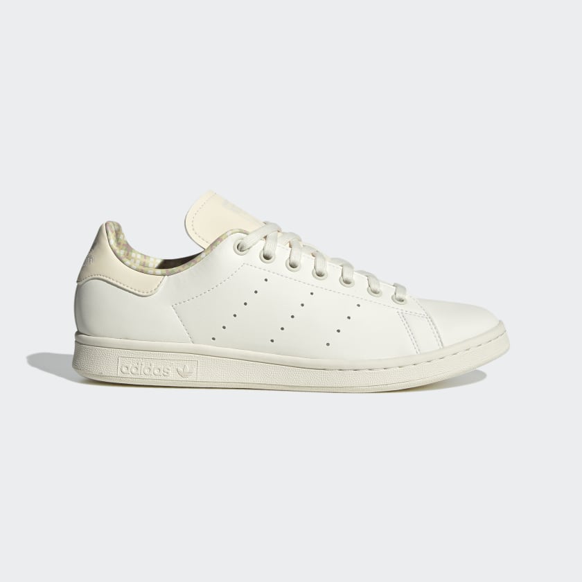 adidas originals 80mm stan smith up wedge sneakers - white