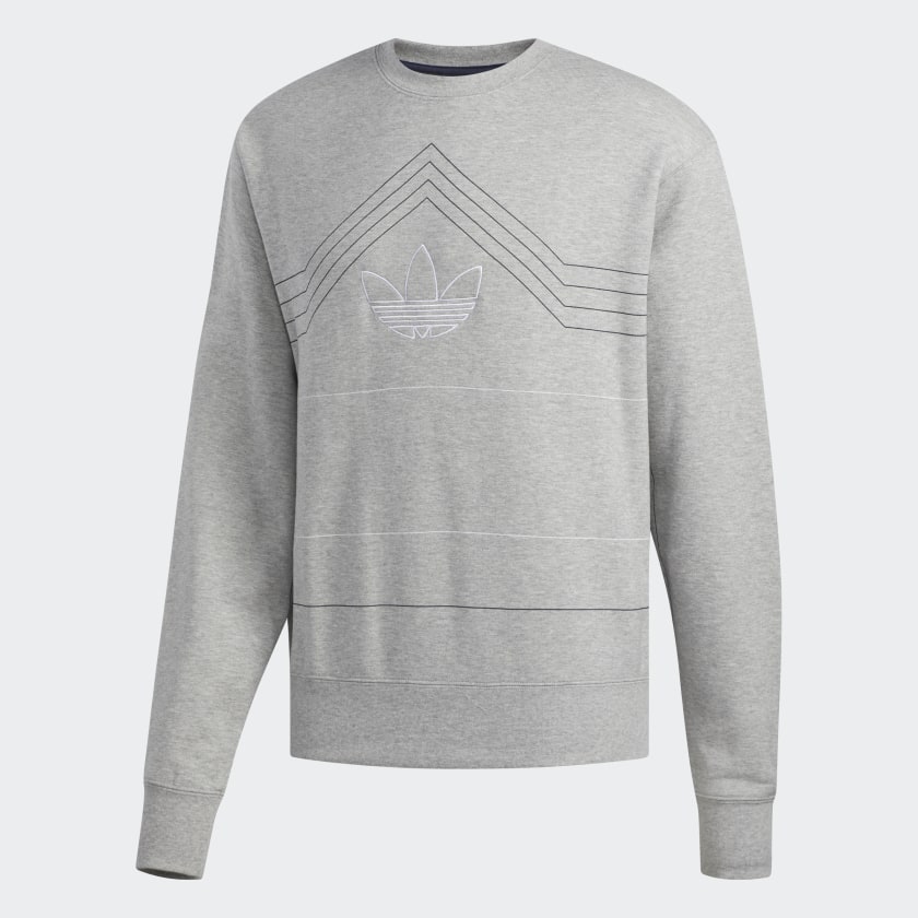 adidas Rivalry Crewneck Sweatshirt - Grey | adidas US
