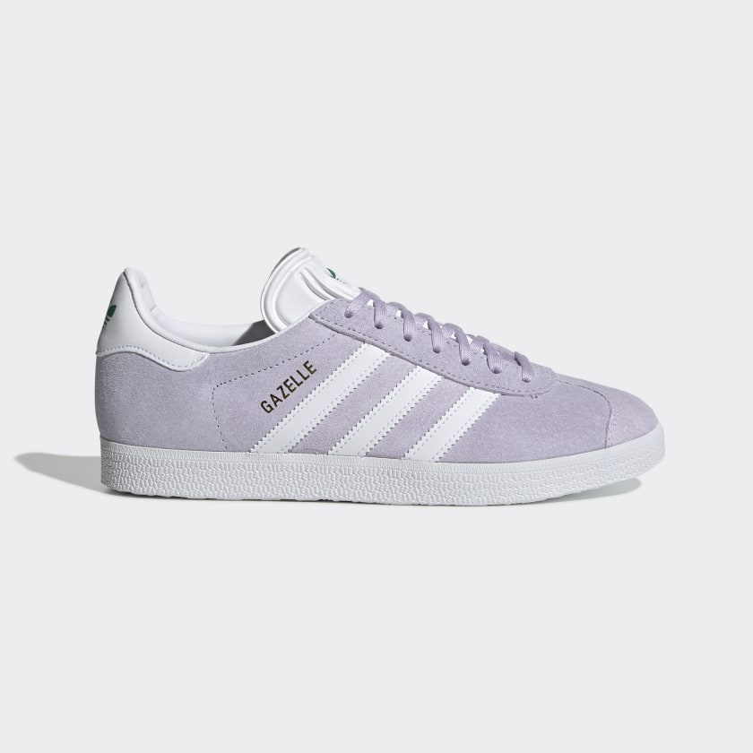 Women's Gazelle Purple Tint and Cloud White Shoes | EF6508 | adidas US