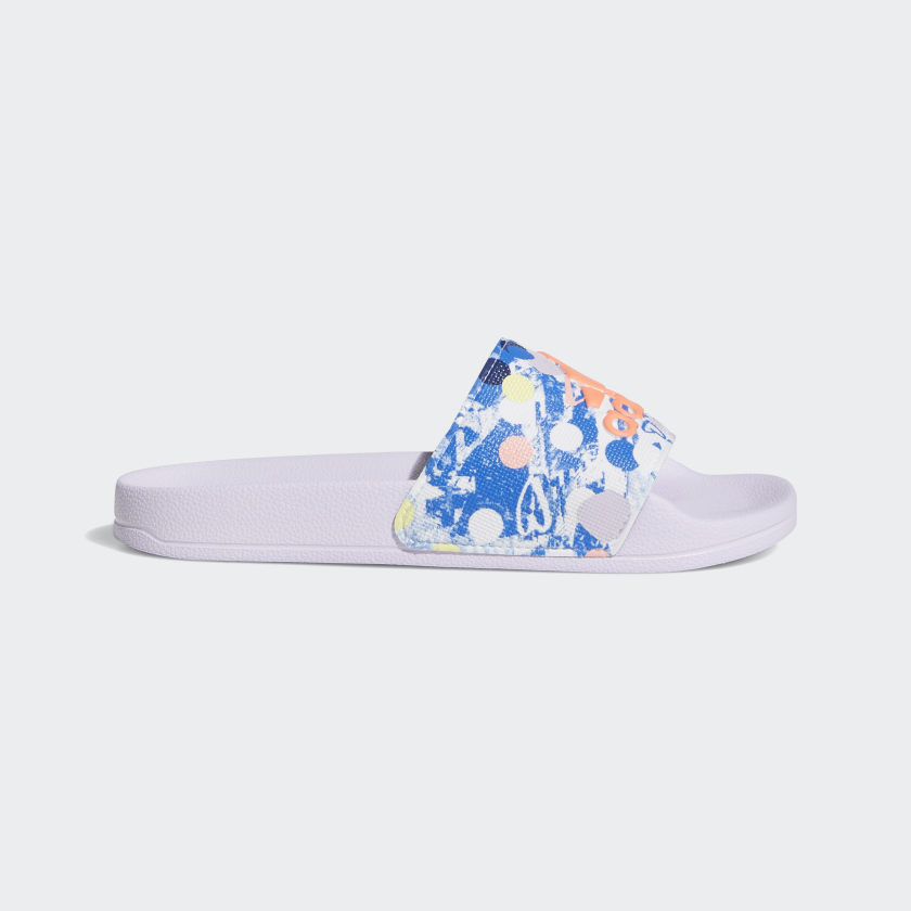 adilette purple tint