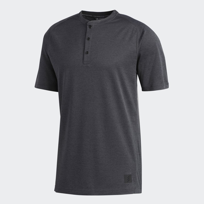 adidas henley golf shirts