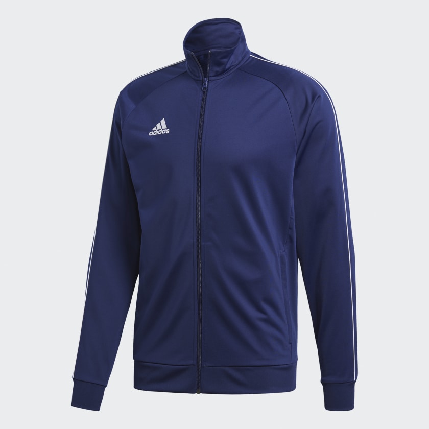 Chaqueta Core 18 azul y blanca de hombre | adidas España