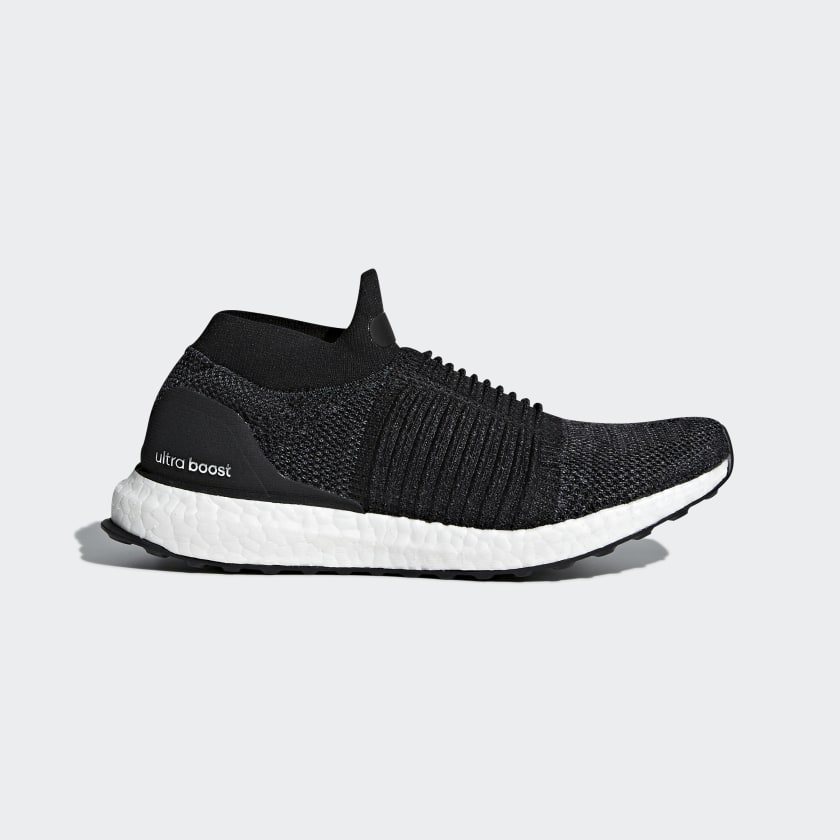 ultra boost laceless shoes black
