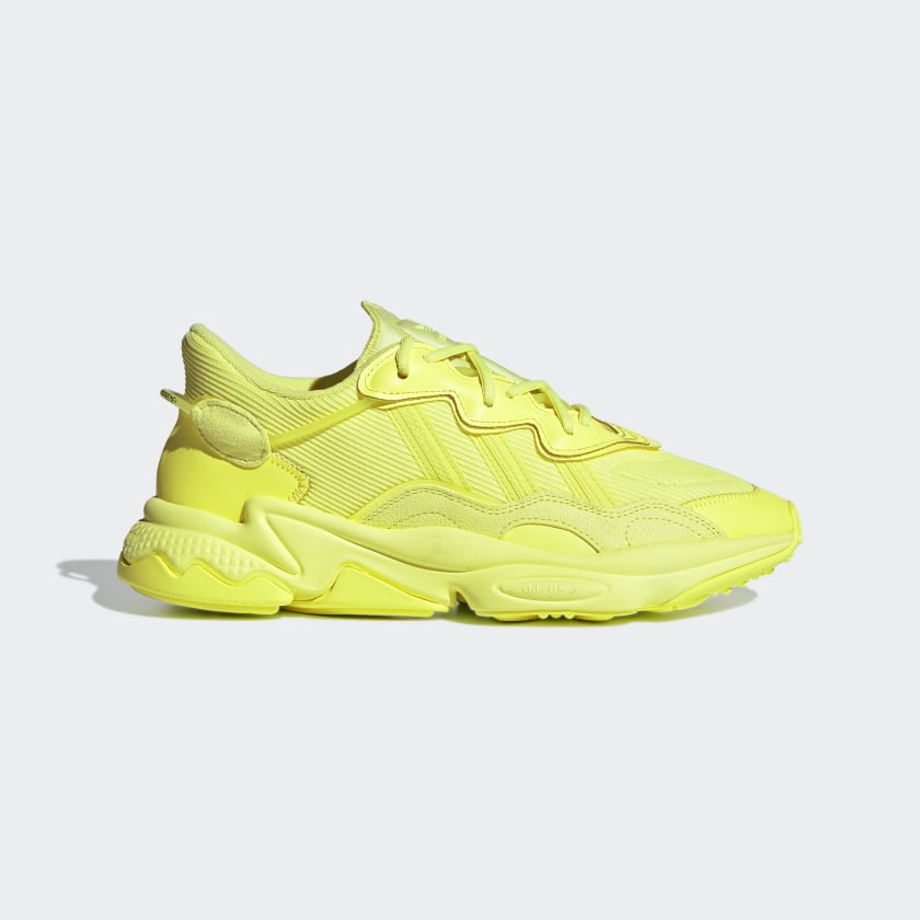 Yellow ozweegos clearance