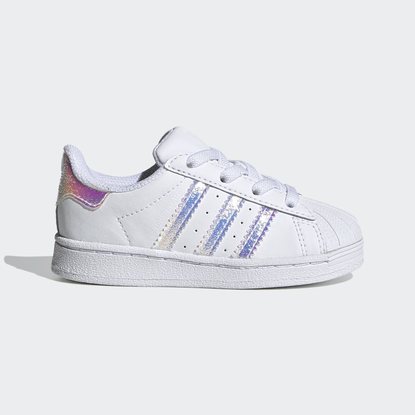 Toddler Superstar Cloud White Iridescent Shoes | adidas US