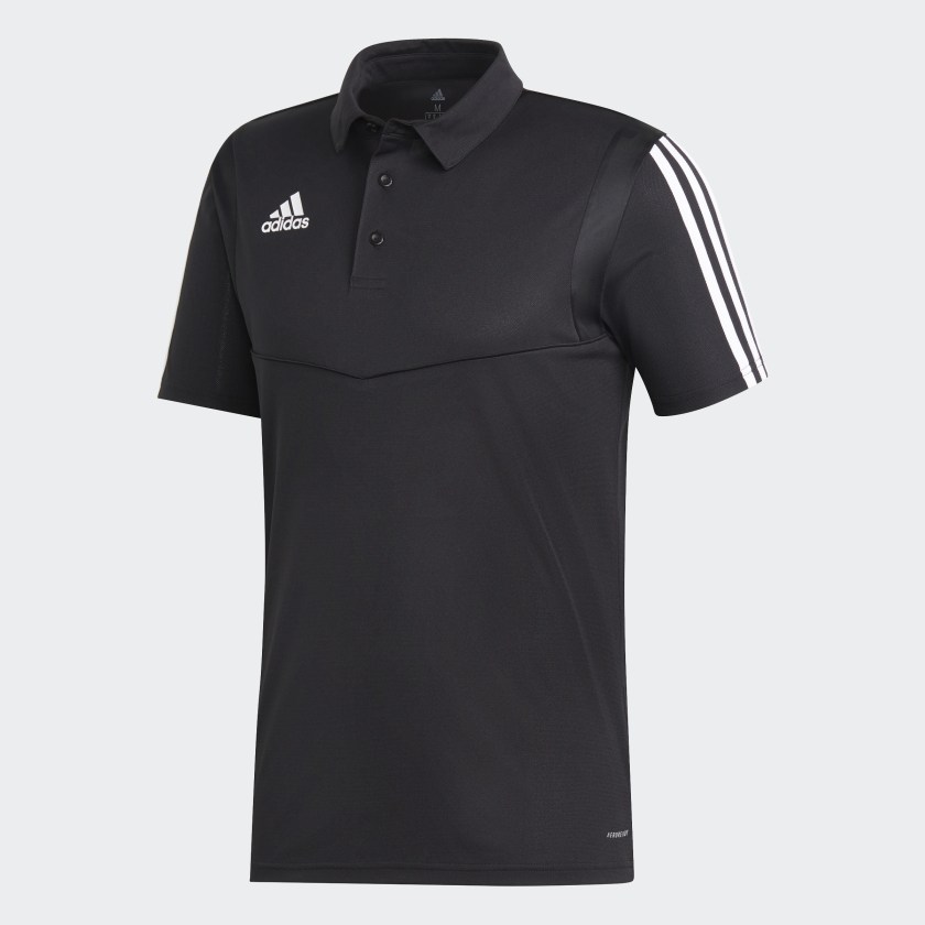 adidas Playera Polo Tiro 19 Clima - Negro | adidas Mexico