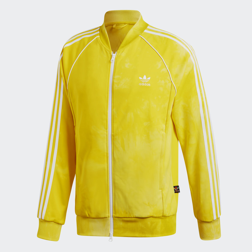 adidas Pharrell Williams Hu Holi SST Track Jacket - Yellow | adidas Turkey
