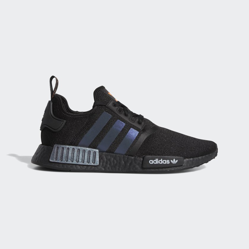 NMD R1 Core Black and Purple Shoes 