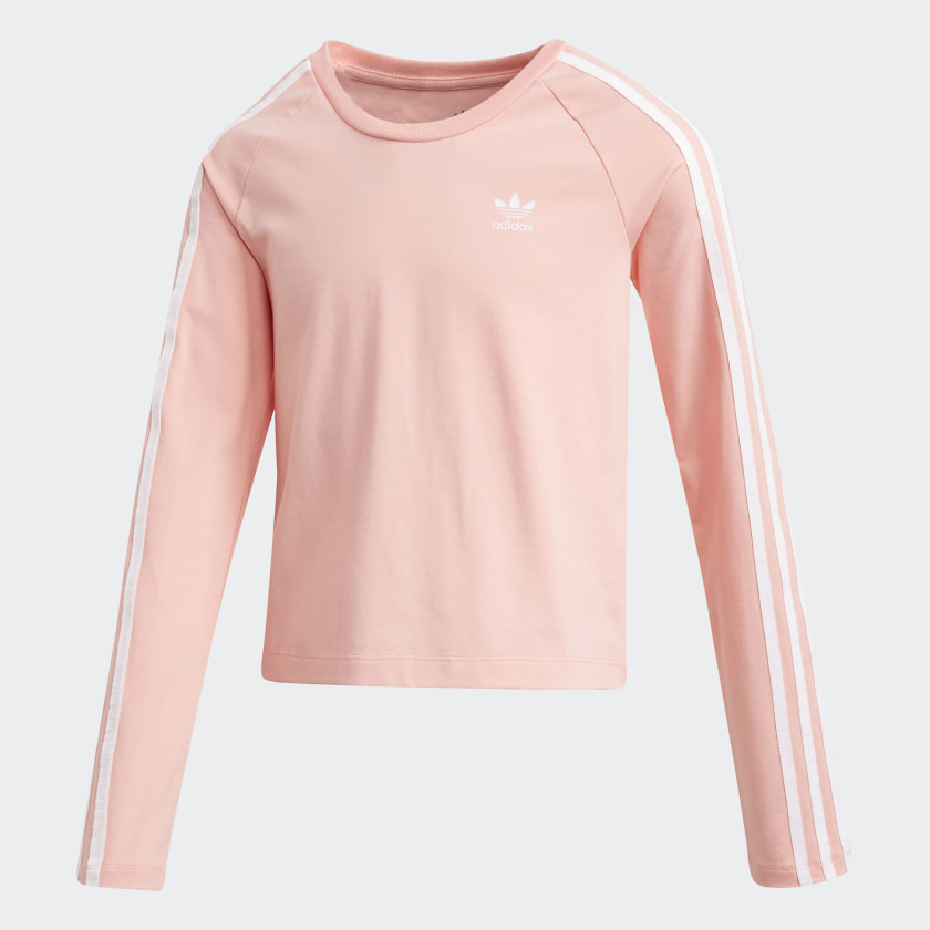 pink long sleeve adidas top