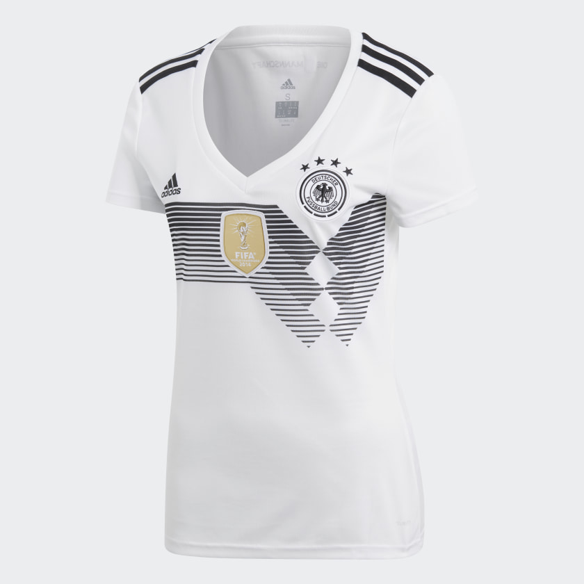 adidas Camiseta Oficial Selección de Alemania Local Mujer 2018 - Blanco |  adidas Colombia