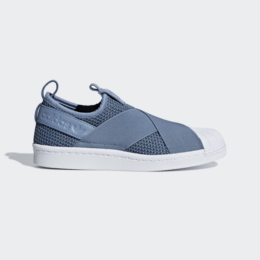 adidas blue leather shoes