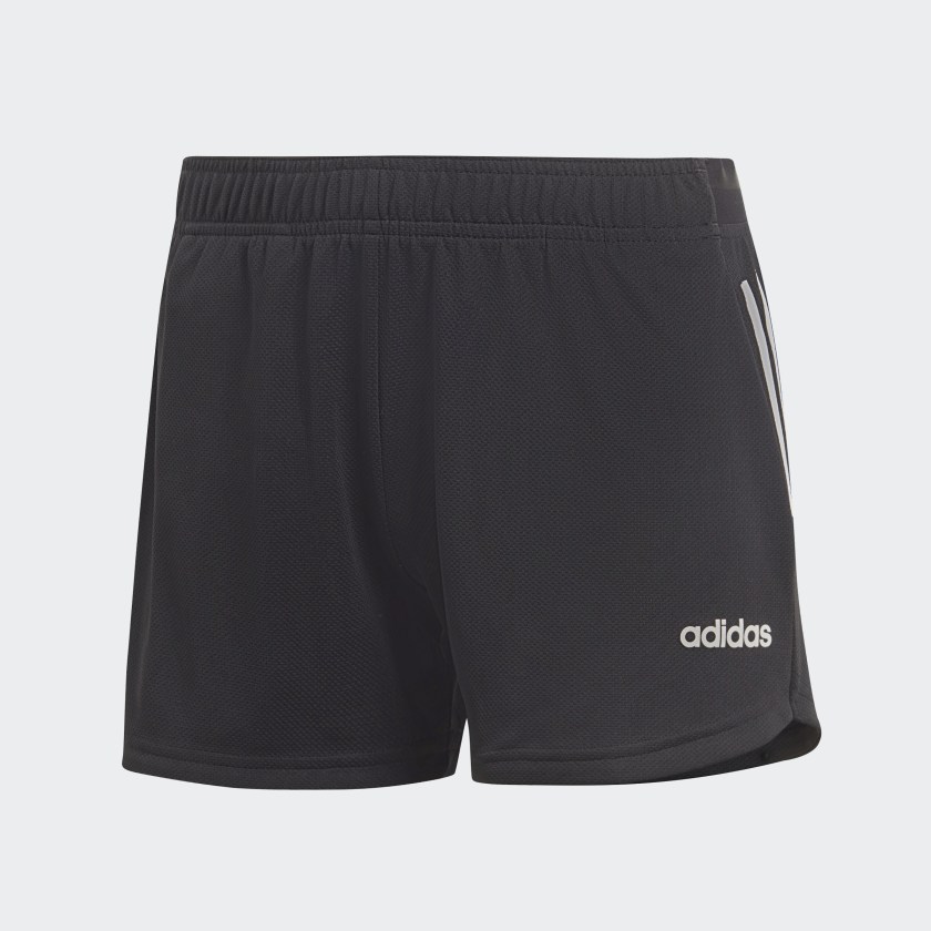 adidas black shorts with white stripes