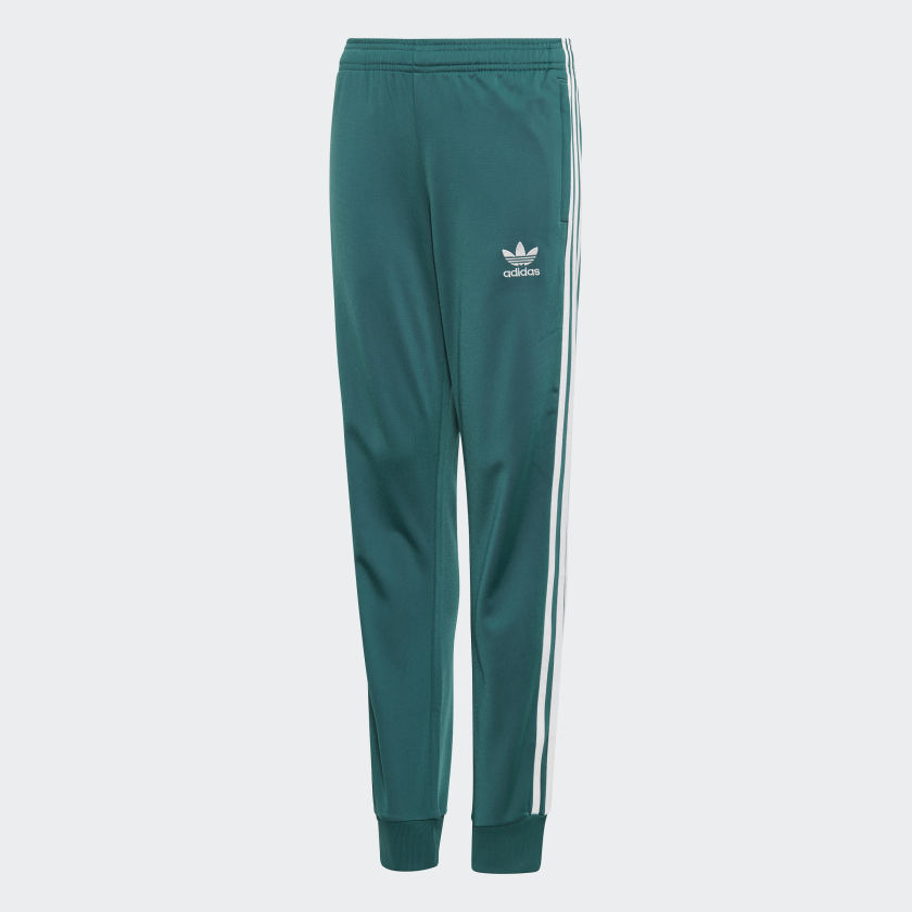 adidas sst track pants green womens
