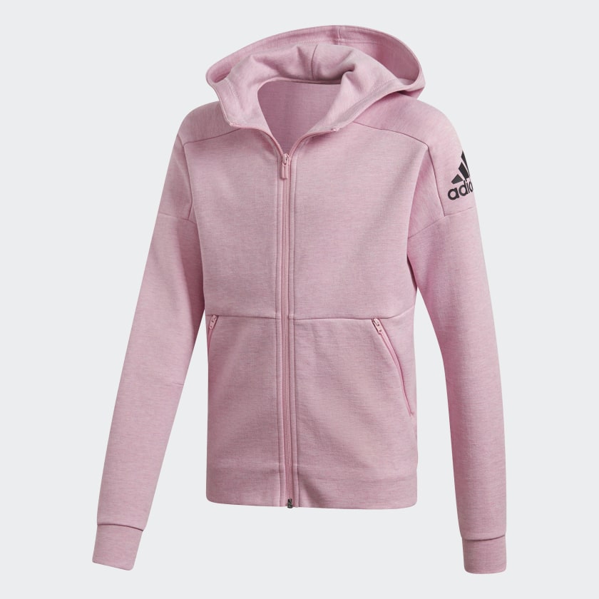 adidas stadium hoodie pink