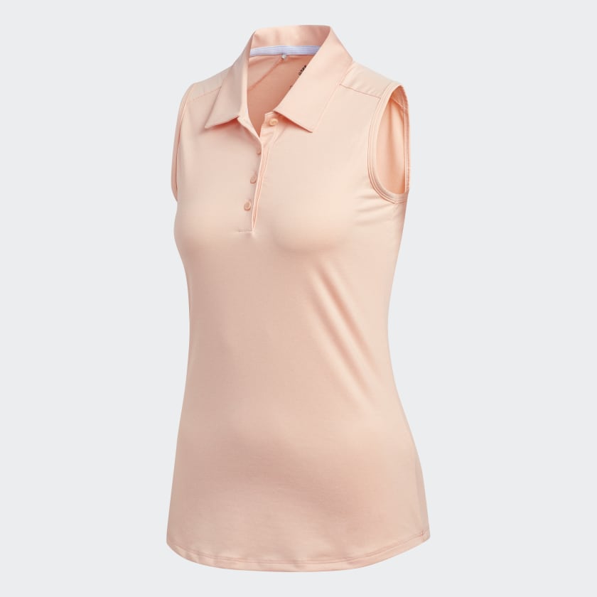adidas women's sleeveless golf shirt