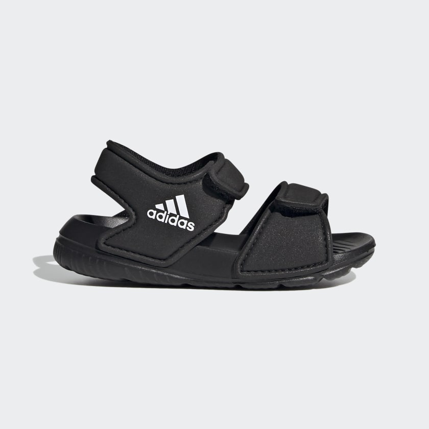 Adidas altaswim black clearance