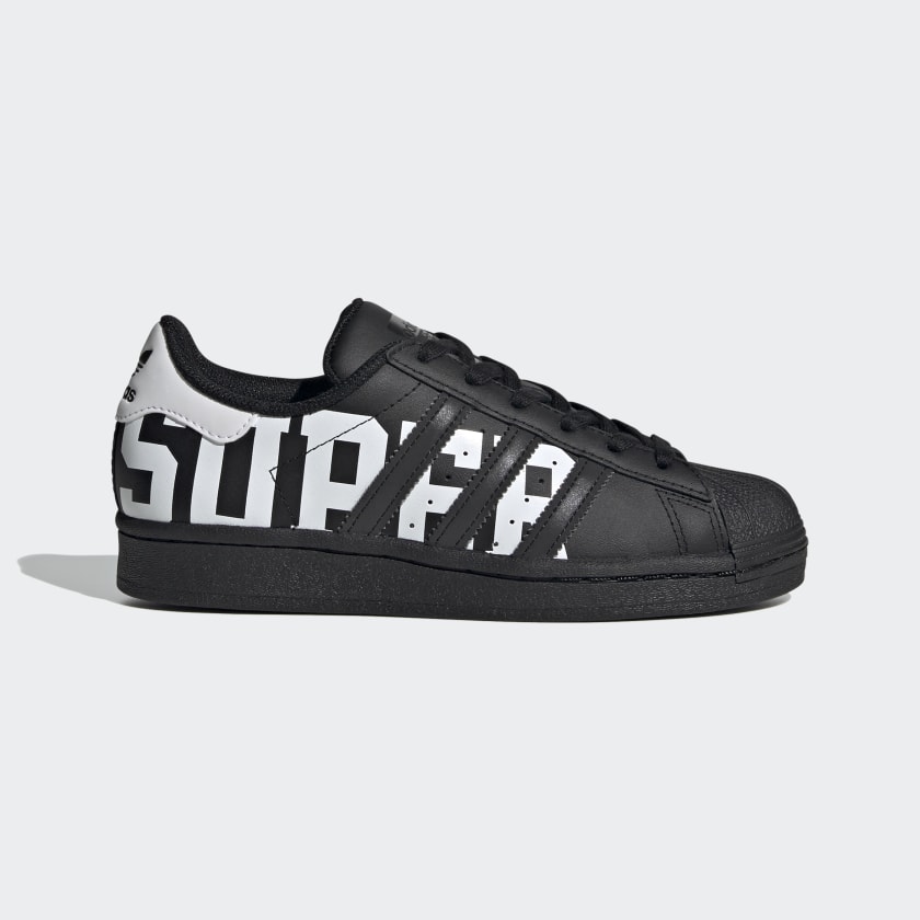Kids Superstar Core Black and White Shoes | adidas US