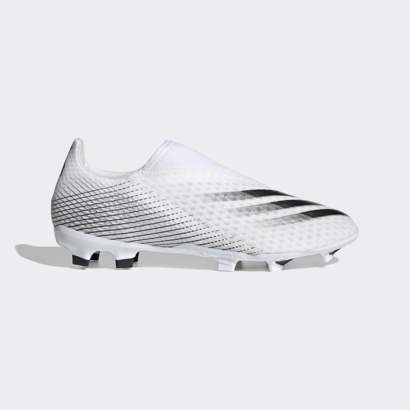 adidas X Ghosted.3 Laceless Firm Ground Soccer Cleats - White | adidas US