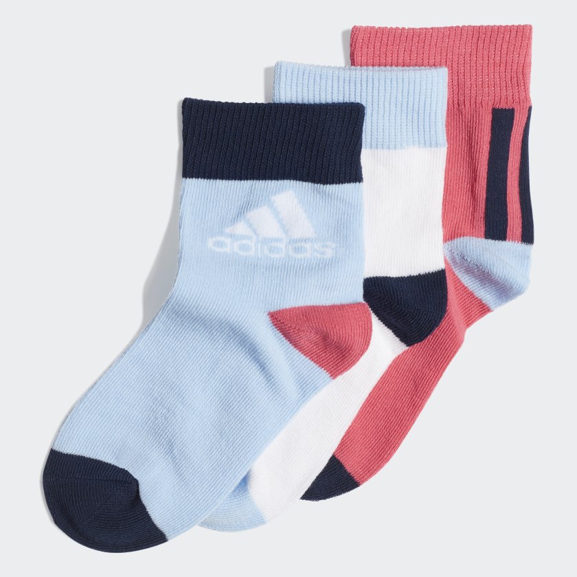 adidas Calcetines Tobilleros (3 Pares) Rosa adidas Mexico