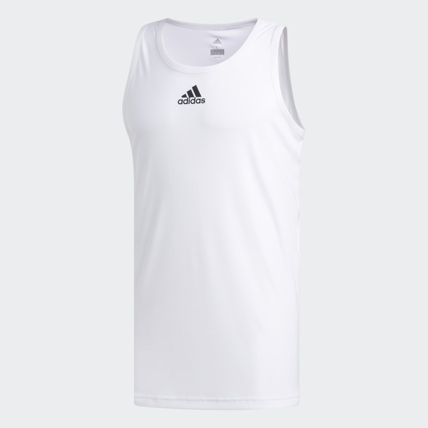 adidas men's heathered tank top