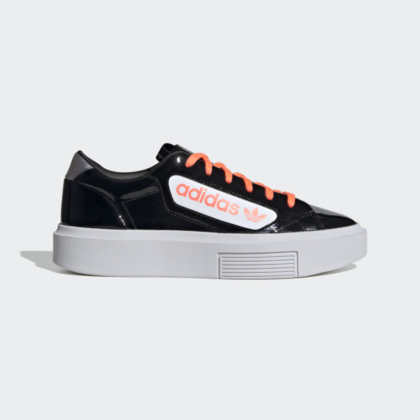 adidas sleek super shoes red